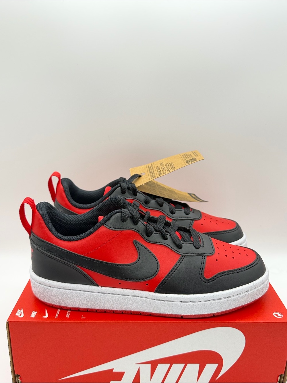 Nike Court Borough Low GS University Red DV5456-600 Men’s Size 4.5Y